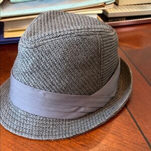 BCBGMaxAzria Gray Woven Hat
